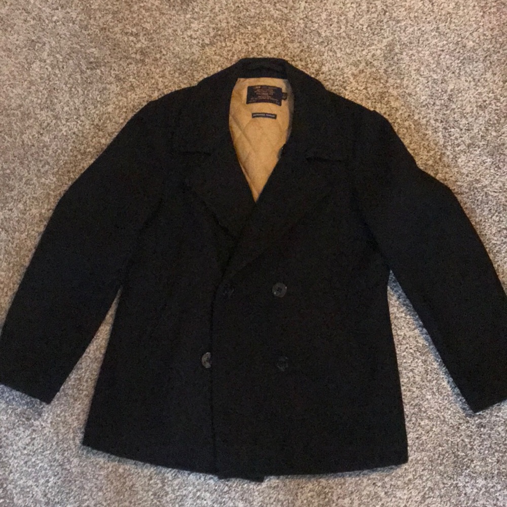 J Crew Bayswater Peacoat L - Picture 1 of 4
